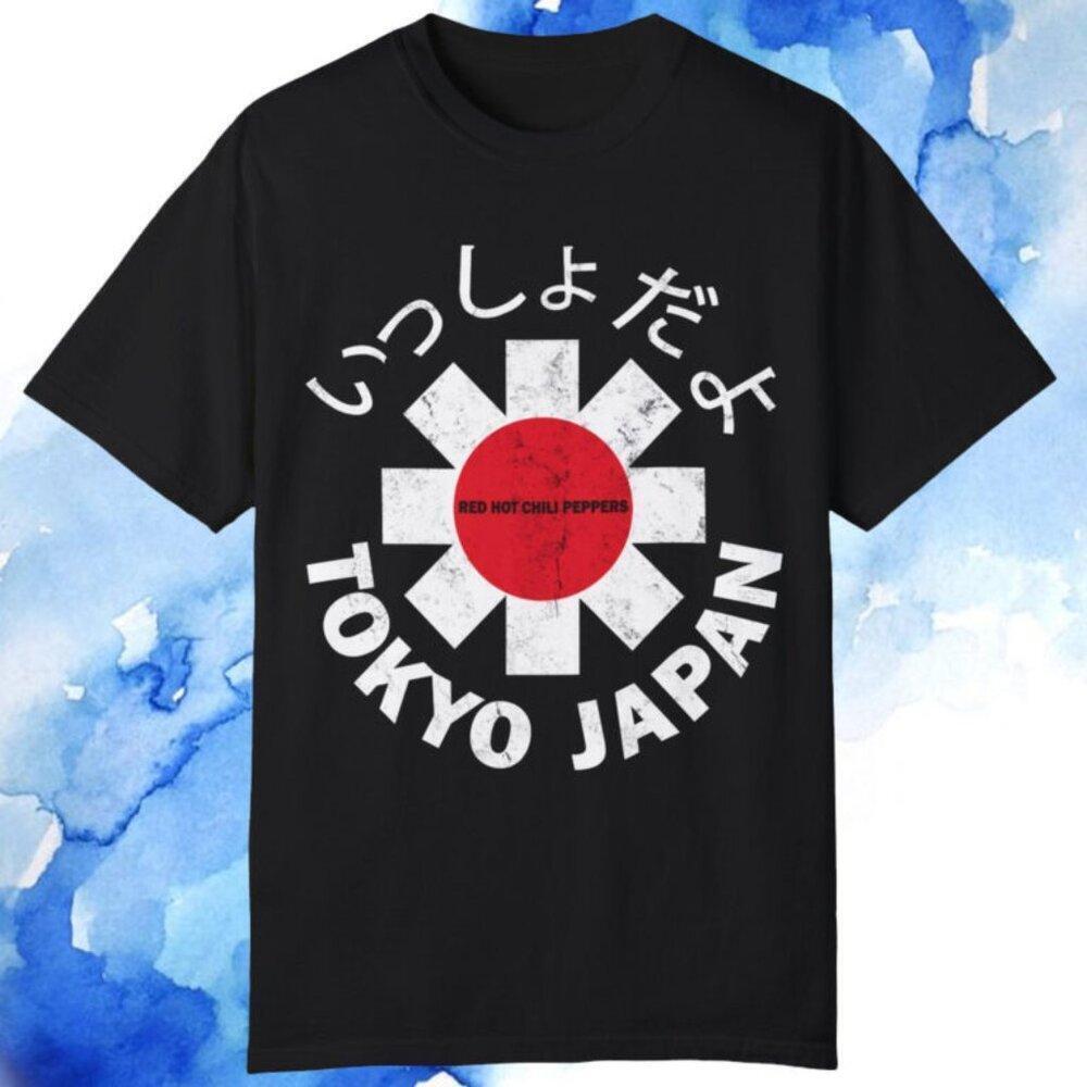 Red Hot Chili Peppers Tokyo Japan Rock Band Tour Music Fan Graphic T-Shirt
